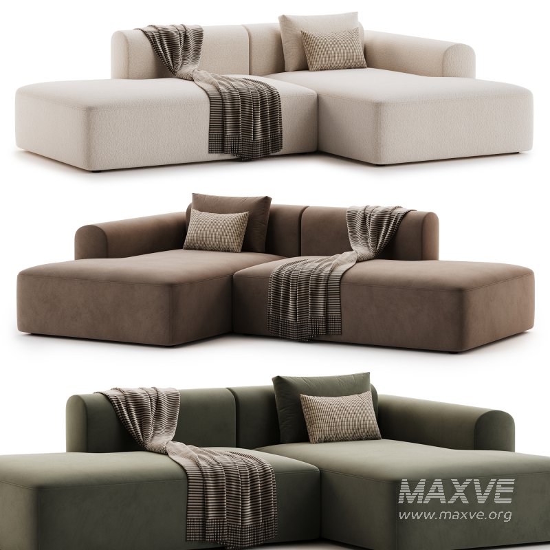 Tenksom Klein Ecksofa Rund - Image 4