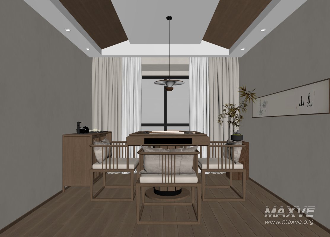 chinese living room dining room - Image 3