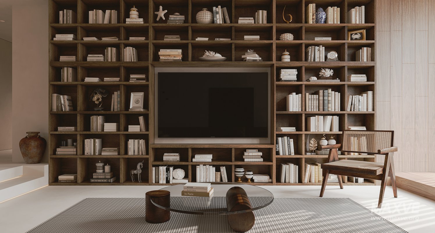 Modern living room and dining room interior scene - Image 5