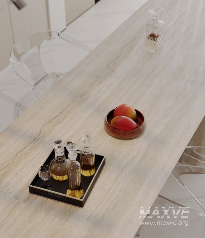 Modern living room and dining room interior scene - Image 12