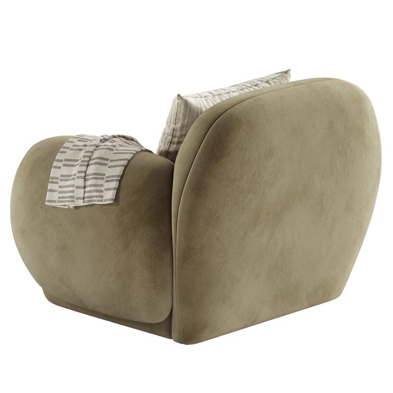 Hazel Beige Lounge Chair - Image 5