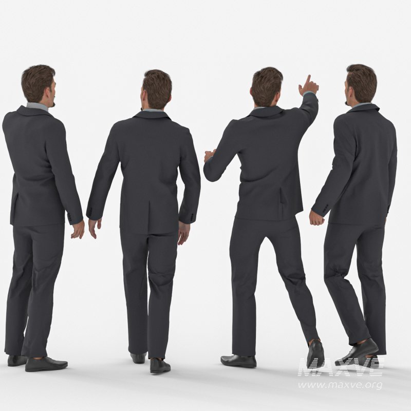 Boss Business man 04 poses - Image 1