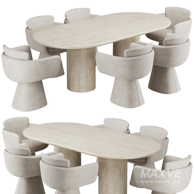 Dinning chair and table304 - Image 1