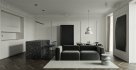 Modern living room and dining room interior scene - Thumbnail 4