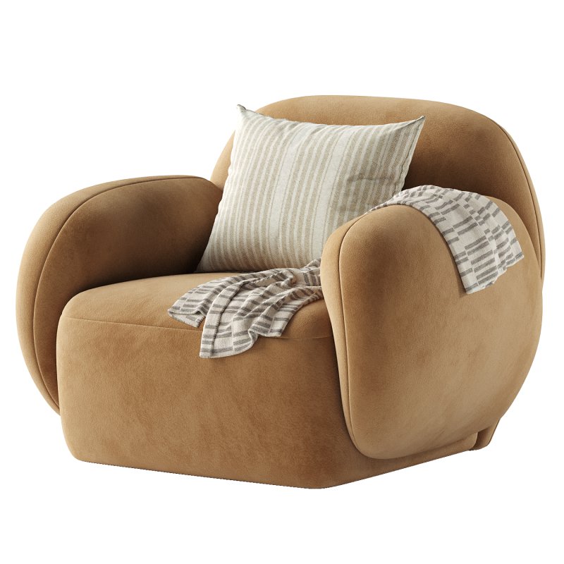 Hazel Beige Lounge Chair - Image 6