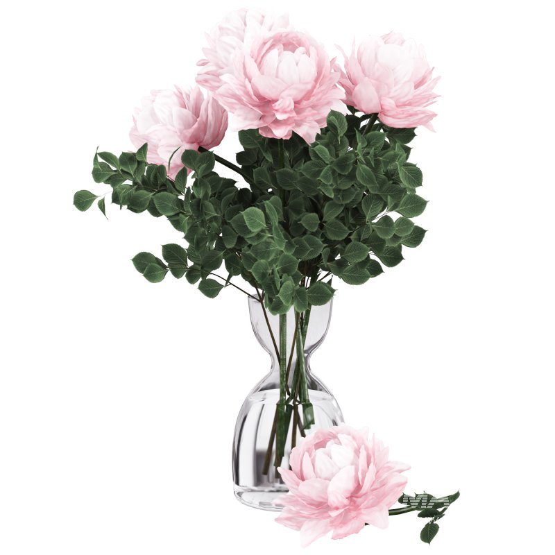 Bouquet Flower Plant Set 026 - Image 1