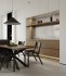 Modern living room and dining room interior scene - Thumbnail 6