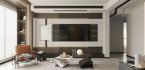 Modern living room and dining room interior scene - Thumbnail 2