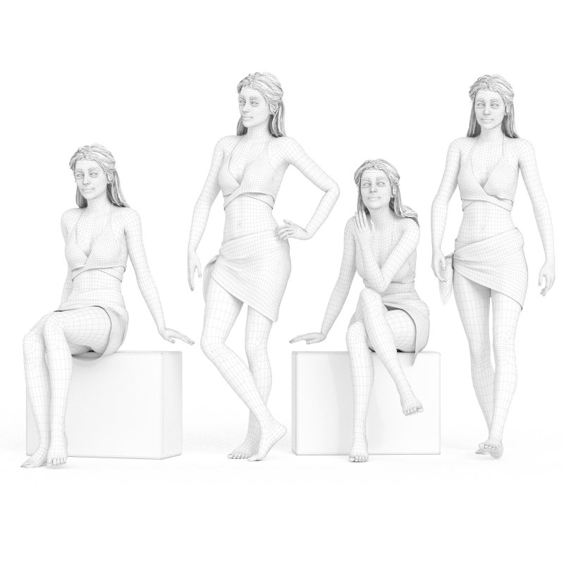 woman beach wear bikini - Image 3