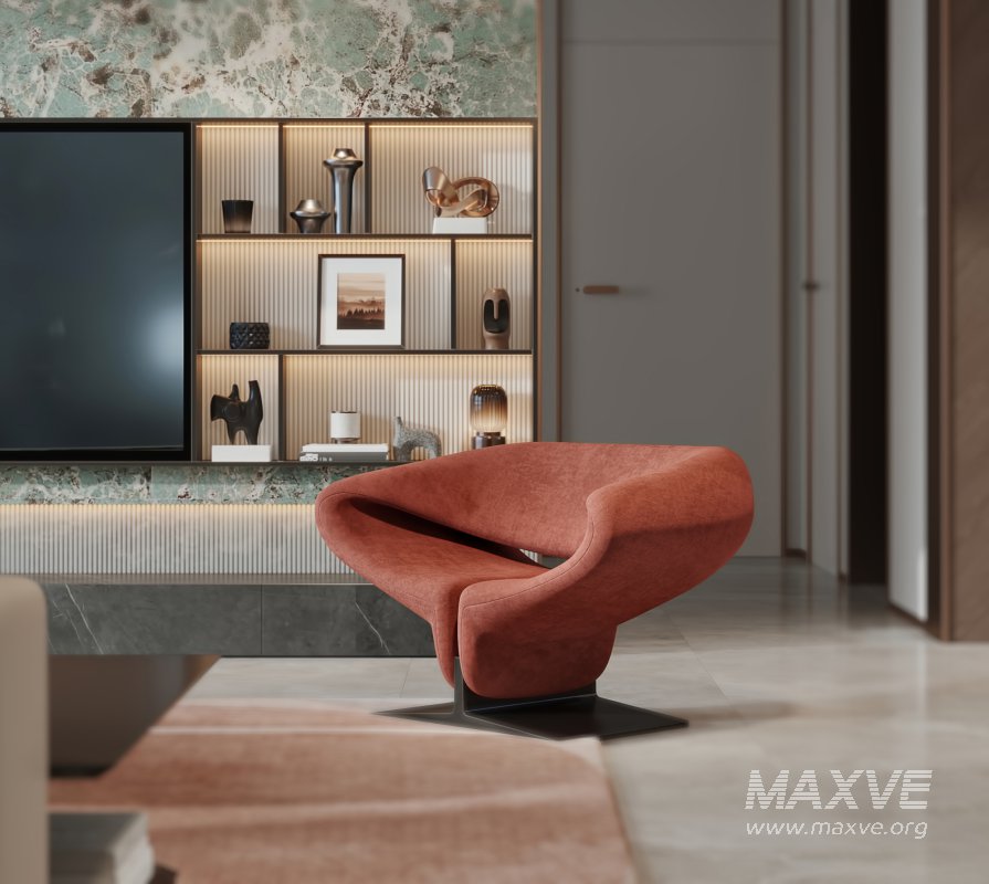 Luxurious living room and dining room - Image 8