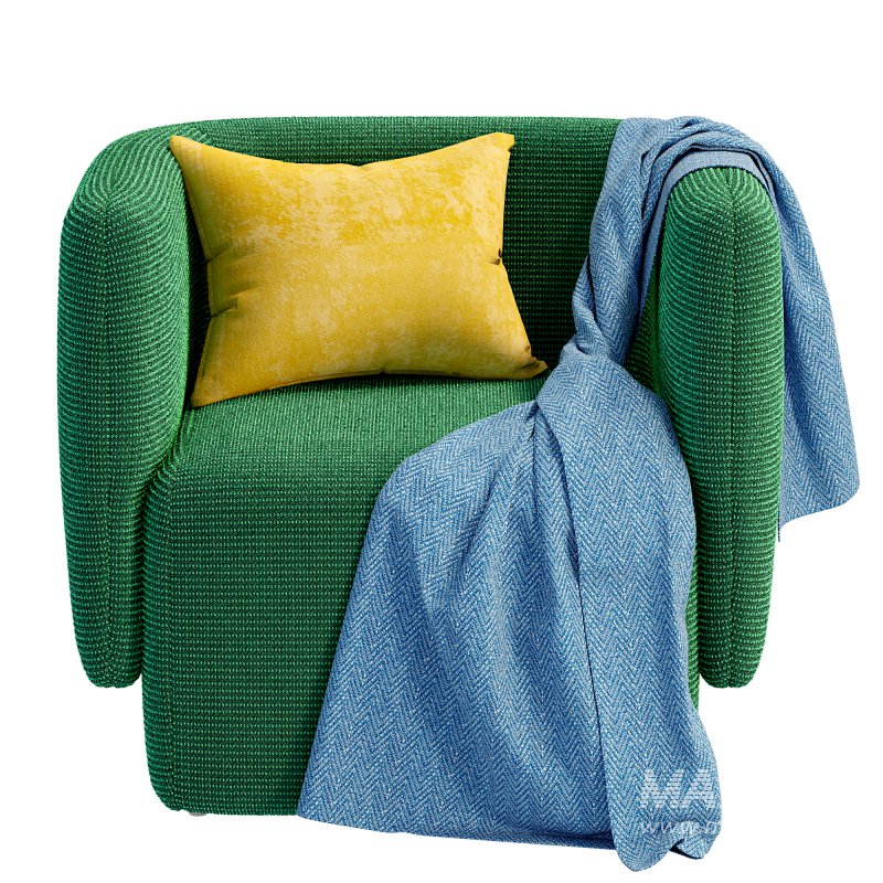 Linus Upholstered Armchair - Image 1