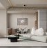 Modern living room and dining room interior scene - Thumbnail 9