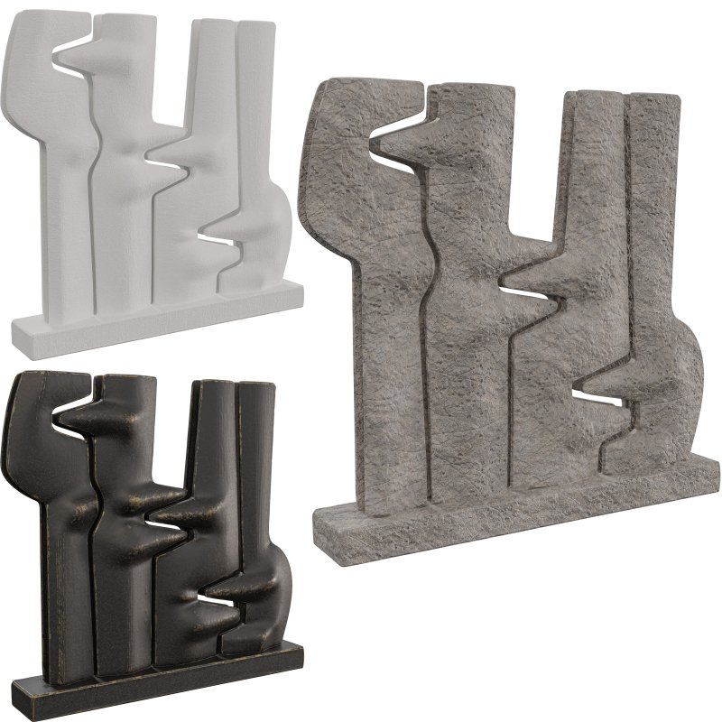 Abstract Geometric Sculpture - Image 2