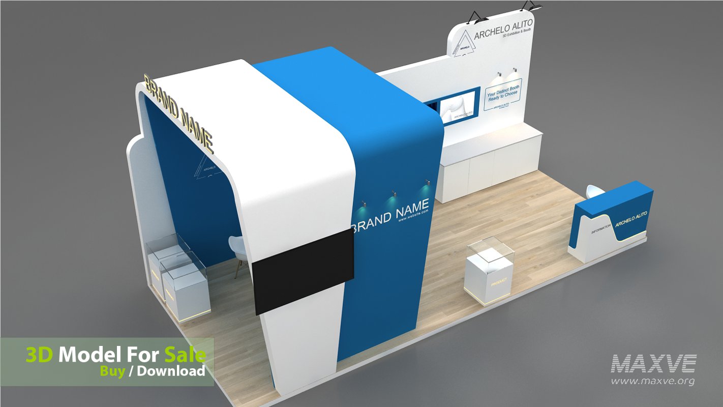 exhibition 3d model - Image 8