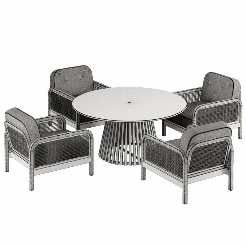 Dinning chair and table306 - Image 4