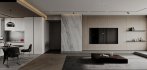 Modern living room and dining room interior scene - Thumbnail 6