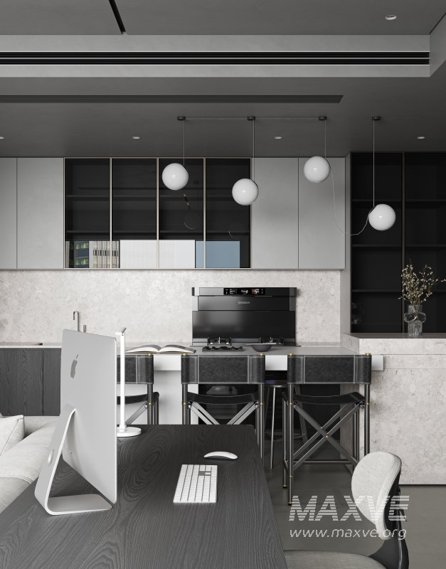 living room dining room kitchen - Image 1