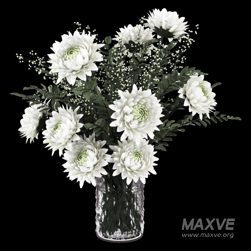 Bouquet Flower Plant Set 027 - Image 3