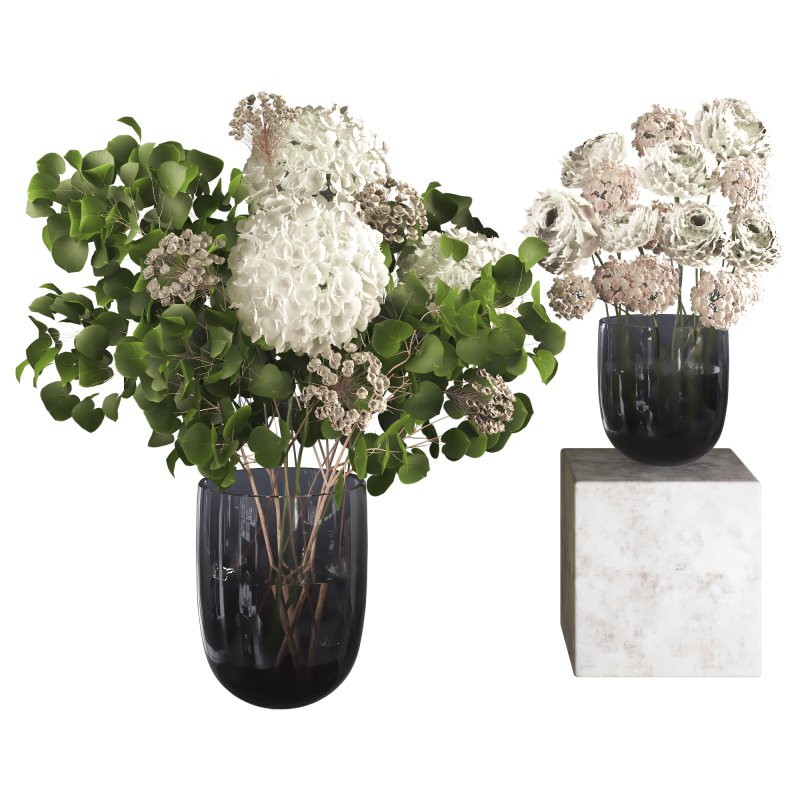 Bouquet with peony and hydrangeas - Image 2