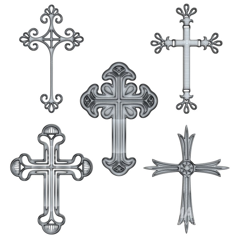 5 Christian Cross V11 - Image 12