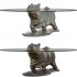 Playful Hippopotamus Coffee Table Whimsical Furniture - Thumbnail 1