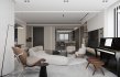 Modern living room and dining room interior scene - Thumbnail 2