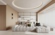 Modern living room and dining room interior scene - Thumbnail 6