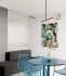 Modern living room and dining room interior scene - Thumbnail 5
