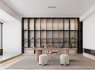 Modern living room and dining room interior scene - Thumbnail 2