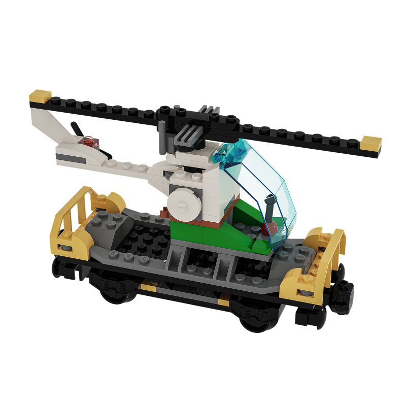 60098 Heavy haul train vagone Helicopter - Image 3