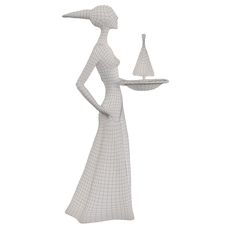 Balance of Life Abstract Female with Sailboat - Image 5