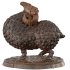 Wooden Sheep Statue - Thumbnail 4