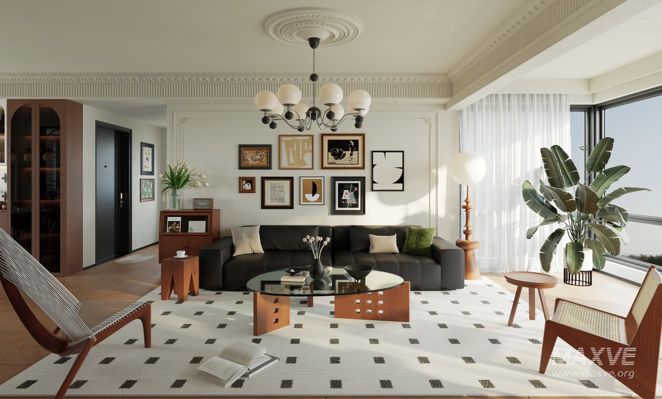 Eclectic living and dining room - Image 1