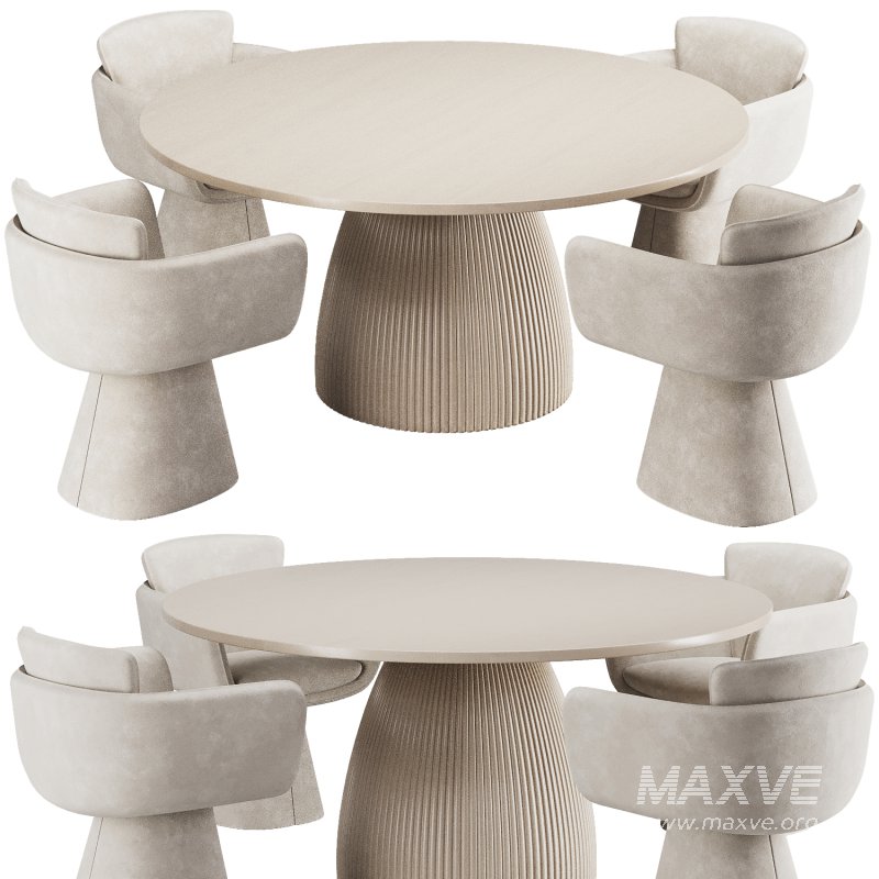 Dinning chair and table303 - Image 1