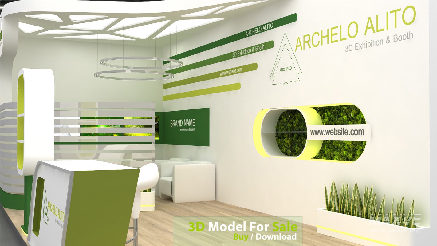 3D Stand Booth Model - Image 2