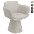 Rune Swivel Dining Chair Beige - Thumbnail 1