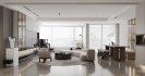 Modern living room and dining room interior scene - Thumbnail 1
