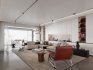 Modern living room and dining room interior scene - Thumbnail 7