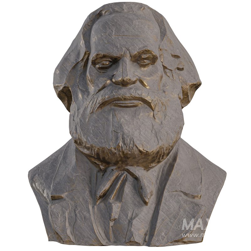 Stone Karl_Max_Statue - Image 2