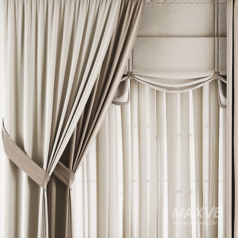 Silk and Cotton Curtain Set 77 - Image 4