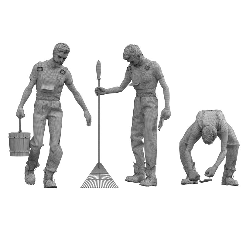 Gardener in 3poses - Image 5
