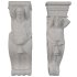 Classical MArble Corbel with Atlas Figure - Thumbnail 5