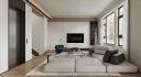 Modern living room and dining room interior scene - Thumbnail 2