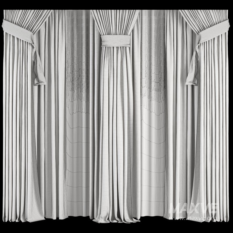 Silk and Cotton Curtain Set 76 - Image 5