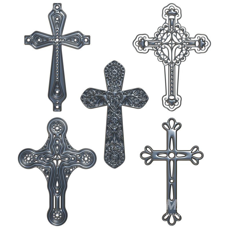 5 Christian Cross V10 - Image 1