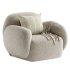 Hazel Beige Lounge Chair - Thumbnail 8