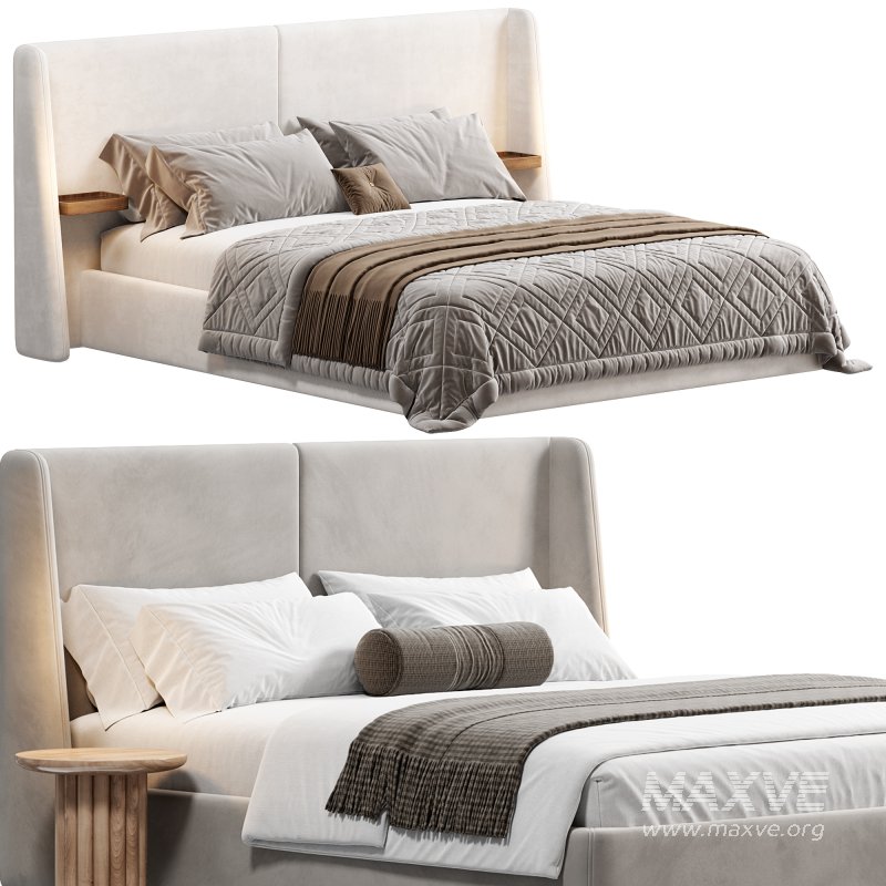 Soft headboard XL Jolien Bed by laredoute - Image 3