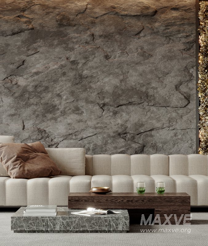 Modern living room and dining room interior scene - Image 10