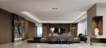 Modern living room and dining room interior scene - Thumbnail 2