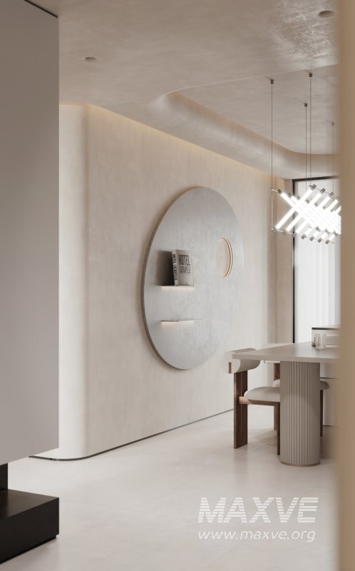 Modern living room and dining room interior scene - Image 5